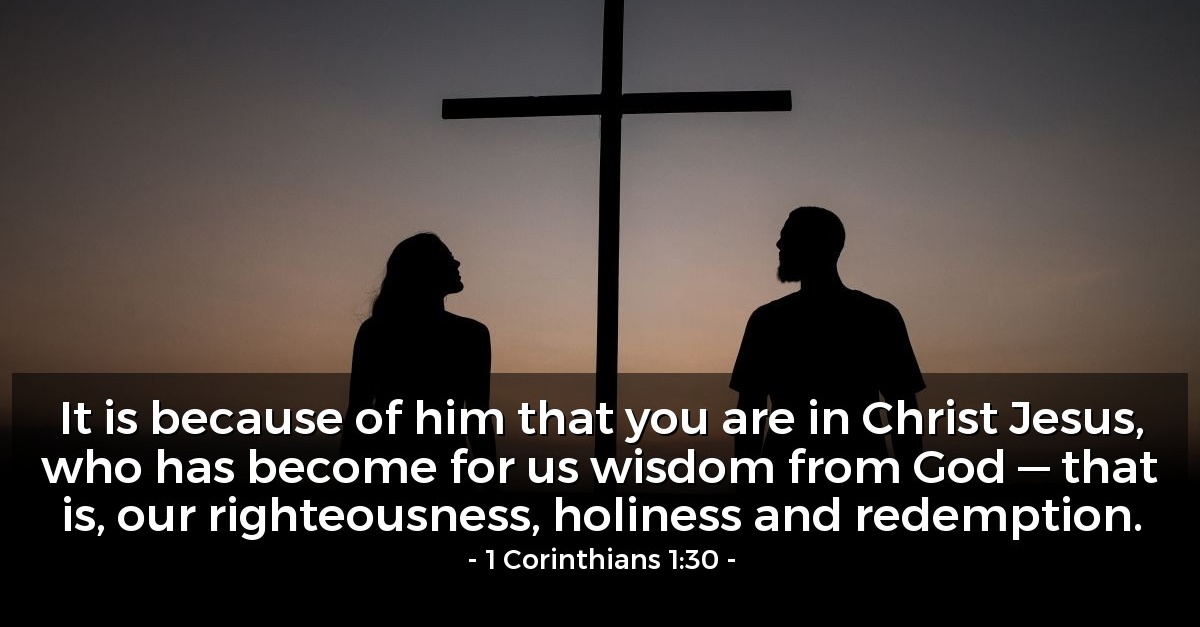 VerseOfTheDay's tweet photo. Today's Verse - 1 Corinthians 1:30 https://t.co/lpNaAcY4SP https://t.co/eUXOqBJOlb