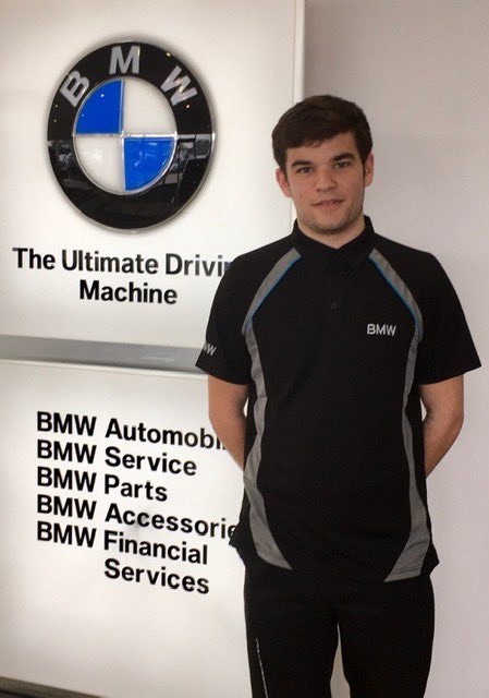 Marshall_BMW's tweet photo. A very warm welcome to a #NewStarter at Marshall #BMW &amp; #MINI #Grimsby. Introducing Ryan Fawcett, our new Apprentice Technician!
 
We look forward to sharing your training and qualification successes over the next three years. #marshallmoments https://t.co/fJsw0JHLu3