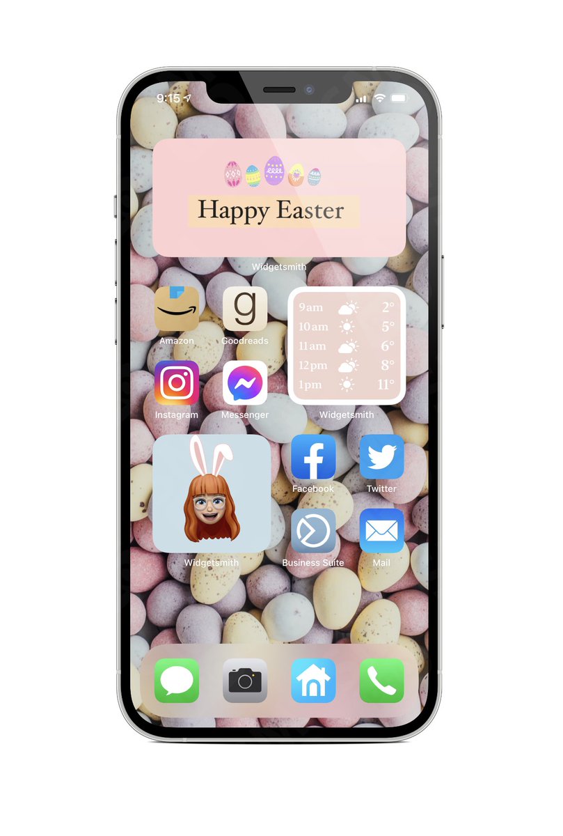 cyberchickgeek's tweet image. This weekends iPhone theme 😀 #iPhone12ProMax #iphonehomescreen #easter