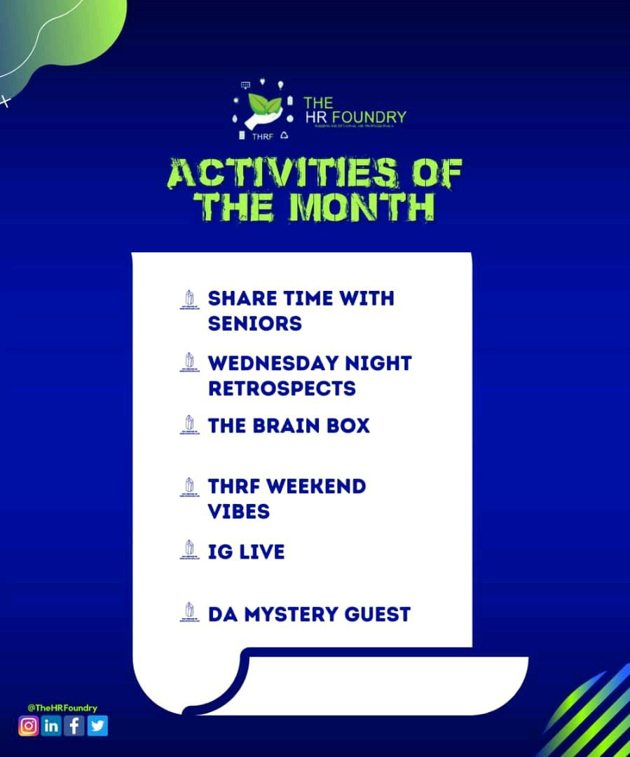 thehrfoundry's tweet photo. Join us as we unveil the powerful activities for the Month of April. You can't afford to miss any!!
You can join THE HR FOUNDRY platform by simply sending a WhatsApp message to 08152750531
#THRF
#Hrfoundry
#TDA https://t.co/8cmItDth7n