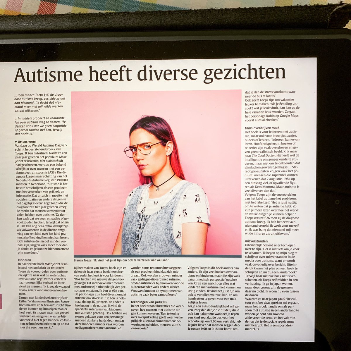 Internationale dag van het #Kinderboek en Wereld #Autisme dag. Vandaag verschijnt het eerste Kinderboek van Bianca Toeps. #Lezen is mooi al op jonge leeftijd.