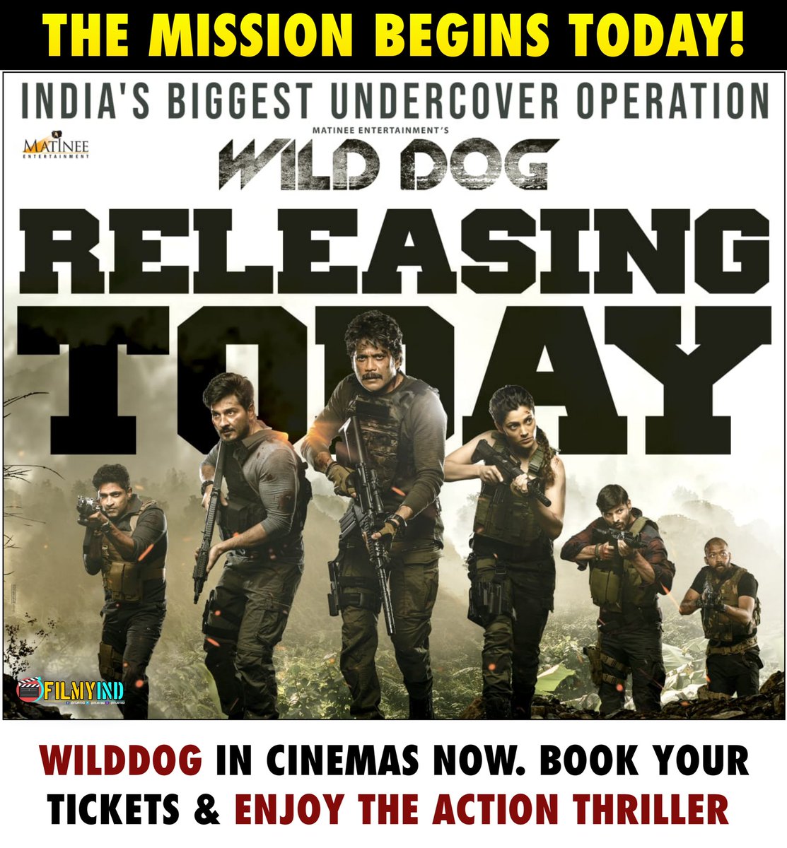 filmyind's tweet photo. #WildDog
.
Follow @filmyind 
.
.
#WildDog #WildDogOnApril2nd #Nagarjuna https://t.co/7IfeI5mqTy