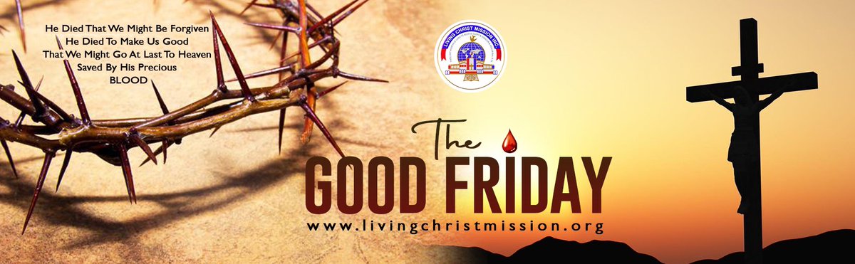 LivingChristLCM's tweet photo. The wounds, the scourge, the shame, the stripes, the tears, and the humiliation Christ suffered on the way to Calvary and on the Cross are the only plea for the remission of our sins.

Christ's death on the Cross of Calvary is the best gift ever to mankind.

#GoodFriday
#HolyWeek https://t.co/4trpKef031