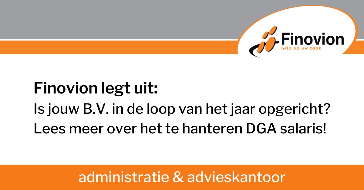 Is je #BV in de loop van het jaar opgericht of ben je dat van plan te doen? Op onze website vind je meer info over welk #DGA #salaris dan te hanteren: bit.ly/3dt4Y3V #ondernemen #MKB  (via Twitter x.com/Finovion/statu…)