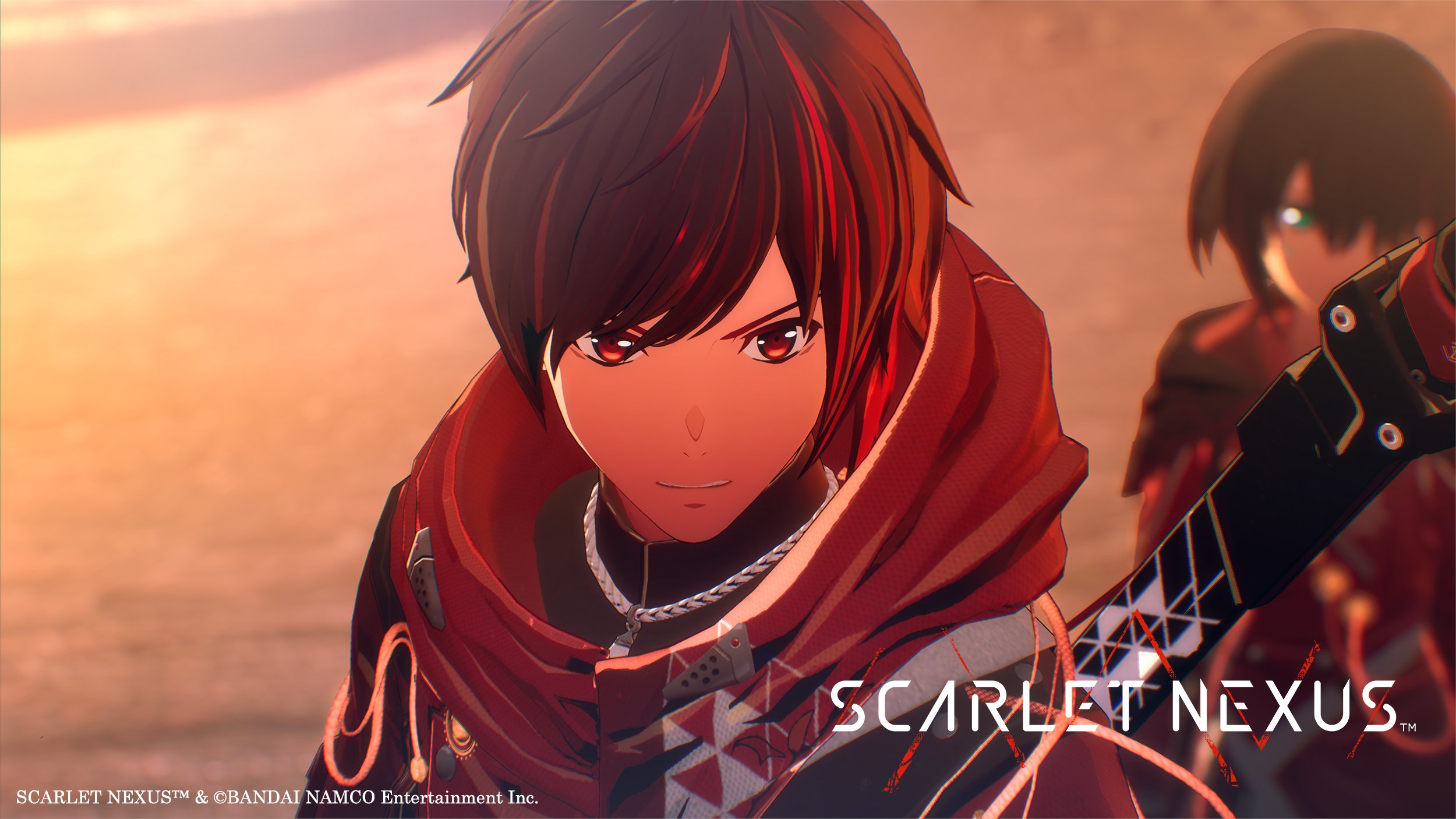 Twitter 上的 公式 Scarlet Nexus Scarlet Nexus Deluxe Edition 赤ノ装束 全キャラセット 黒を基調とした怪異討伐軍の戦闘服デザインに対し 赤を基調としたクールな正装をイメージした 新規オリジナル衣装セット 主人公に加え仲間キャラクター達の衣装も付属
