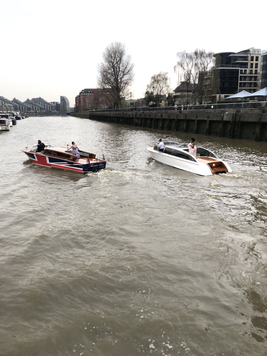Thames_Limo's tweet photo. A wee bit photo shoot today #thames #imperialwharf #thamescharterboat #thamesboating #thameslimo #venetianboatthames #jamesbond #jamesbondboat https://t.co/jVvzoXHUCH