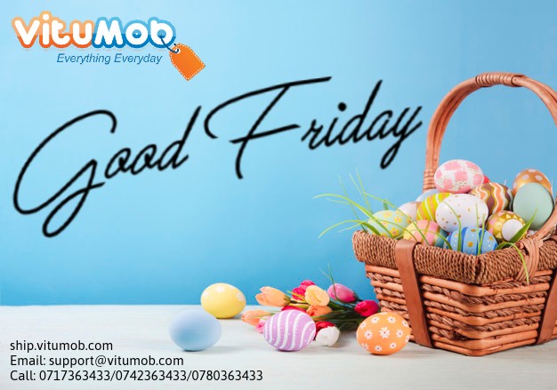 Good Friday. Stay safe this Easter weekend. 
visit ship.vitumob.com to get started.

Email: support@vitumob.com
Call: 0717363433/0742363433/0780363433

#Easter2021 #GoodFriday #EasterBasket