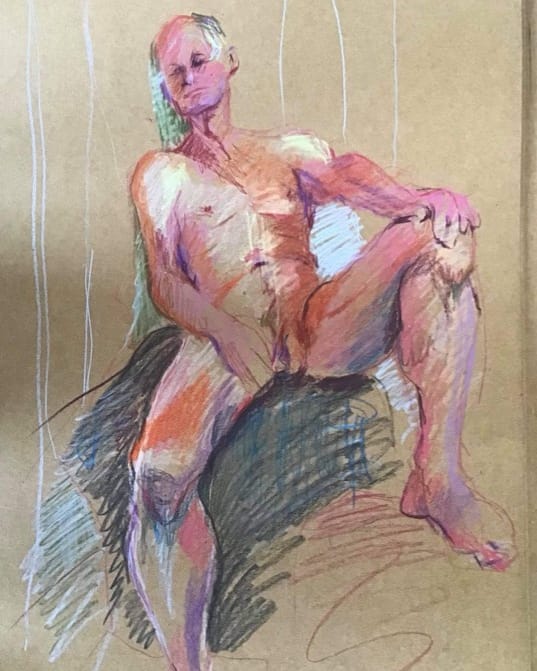 ModelmanPhilip's tweet photo. Like a bit of colour, from a zoom modeling session #malelifemodel #malemodel #artmodel #art #artclass #portraitmodel #chestermodel #chesterlifemodel #liverpoollifemodel #sketch #nudeart #nakedart #nudemodel #nudedrawing #nakedmalemodel https://t.co/27V1u4EnFM