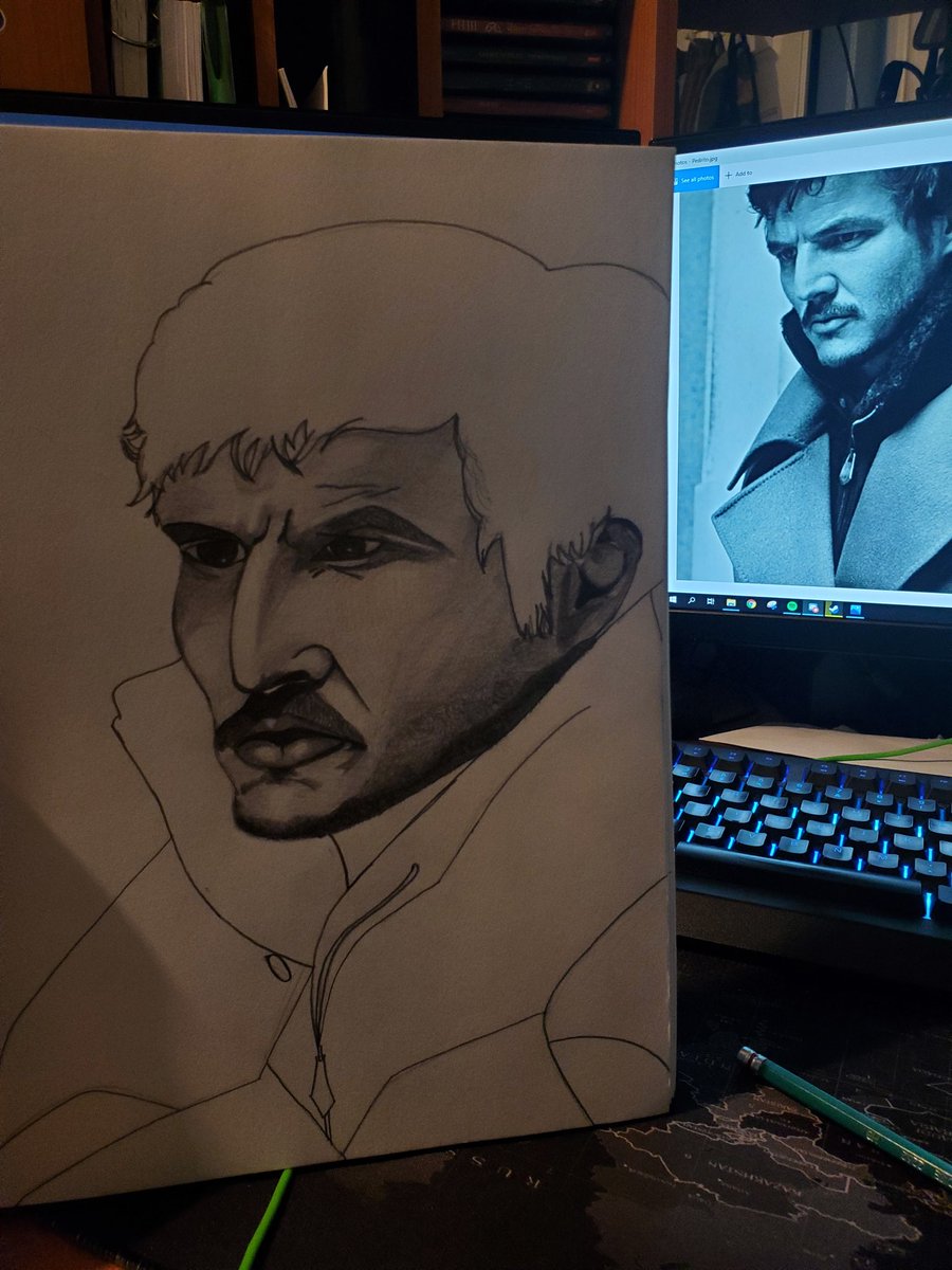 MoralesIsPunk's tweet photo. #7DaysofPedro Happy Birthday, sir. Here's a work in progress, I've been drawing. Thank you for your kind heart and sweet soul. You are a blessing to this world. We love you, Pedro.
•https://t.co/uPOzsMts8q https://t.co/ZeDS5o1due
