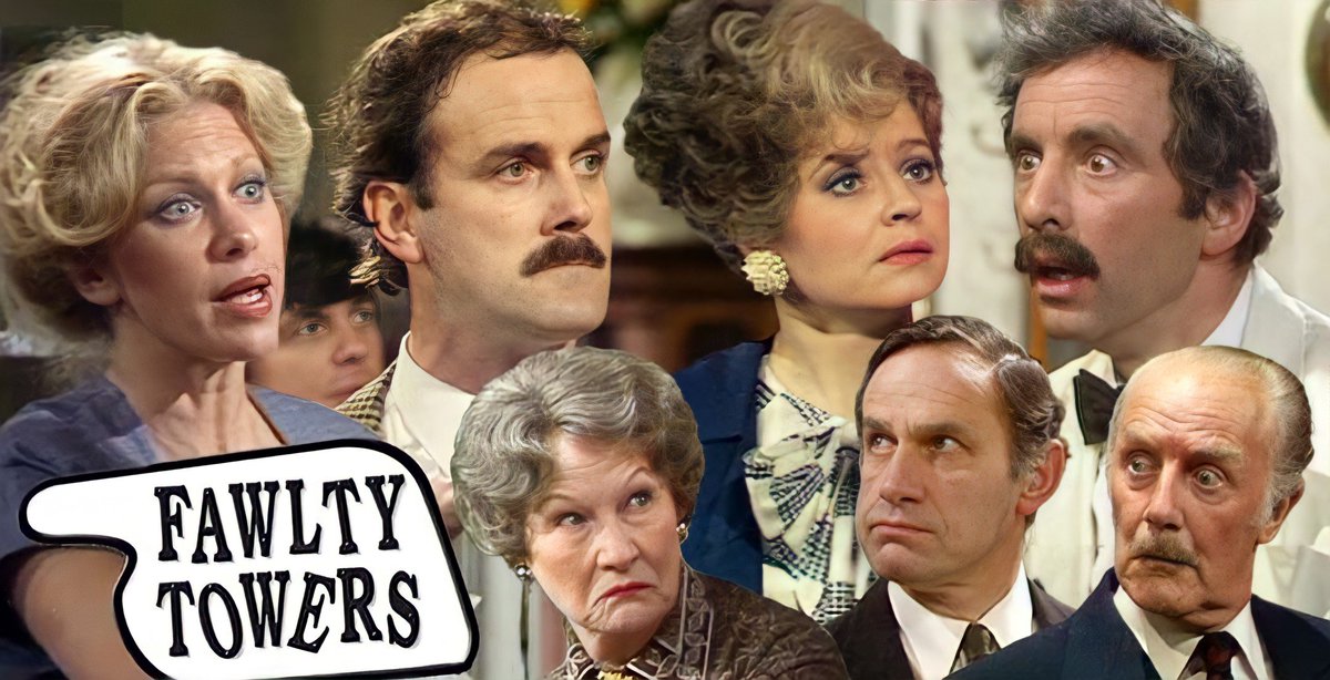 Has been watching 'Fawlty Towers' on DVD - you can never get away...