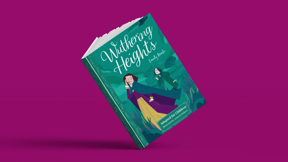 SweetCherryPub's tweet photo. #CoverReveal time! 👀
Our children’s edition of Emily Bronte’s Wuthering Heights is coming this July! 📖
🌺 Adapted and illustrated for age 7+
“Whatever our souls are made of, his and mine are the same!” 💕🍃
#childrensbook #kidsbook #bronte #wutheringheights #easyclassics https://t.co/xe3Q8Flwms