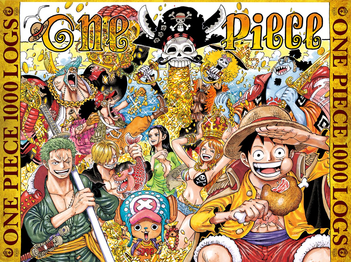 roronoahatesu's tweet photo. Love seeing cover pages with Jinbei completing the strawhats https://t.co/j9E6nZd7dH