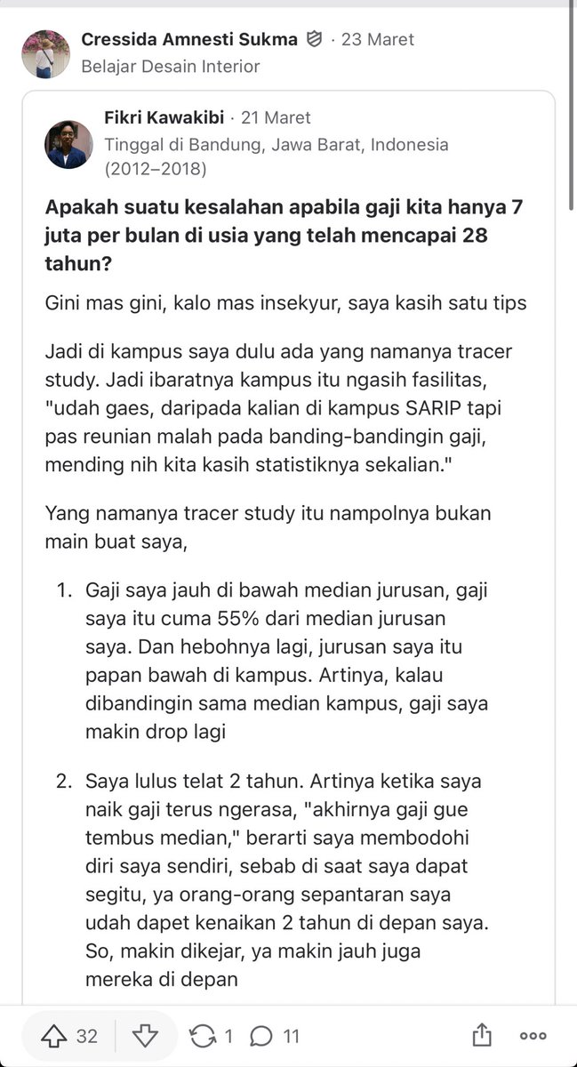 aMrazing's tweet photo. Membandingkan pencapaian dengan orang lain memang nggak akan ada habisnya. Di atas langit, masih ada Hotman Paris. Di atas Hotman Paris, masih ada Sisca Kohl. 

The art of feeling enough with what we have instead of insecure of what we don’t have is a skill we need to learn. https://t.co/53MyNB1RAO