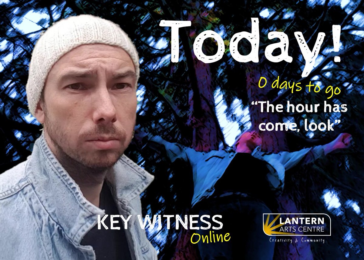 Lantern_LTC's tweet photo. Today is a good day. Good Friday!

Join us from 4pm in KEY WITNESS : ONLINE - The final day's of Jesus' earthly life brought to your screens this Easter weekend!

The perfect virtual theatre event suitable for all the family! Book now: 

https://t.co/AwgLJ8E6AW
@lanternarts https://t.co/xvTkDzGGKG