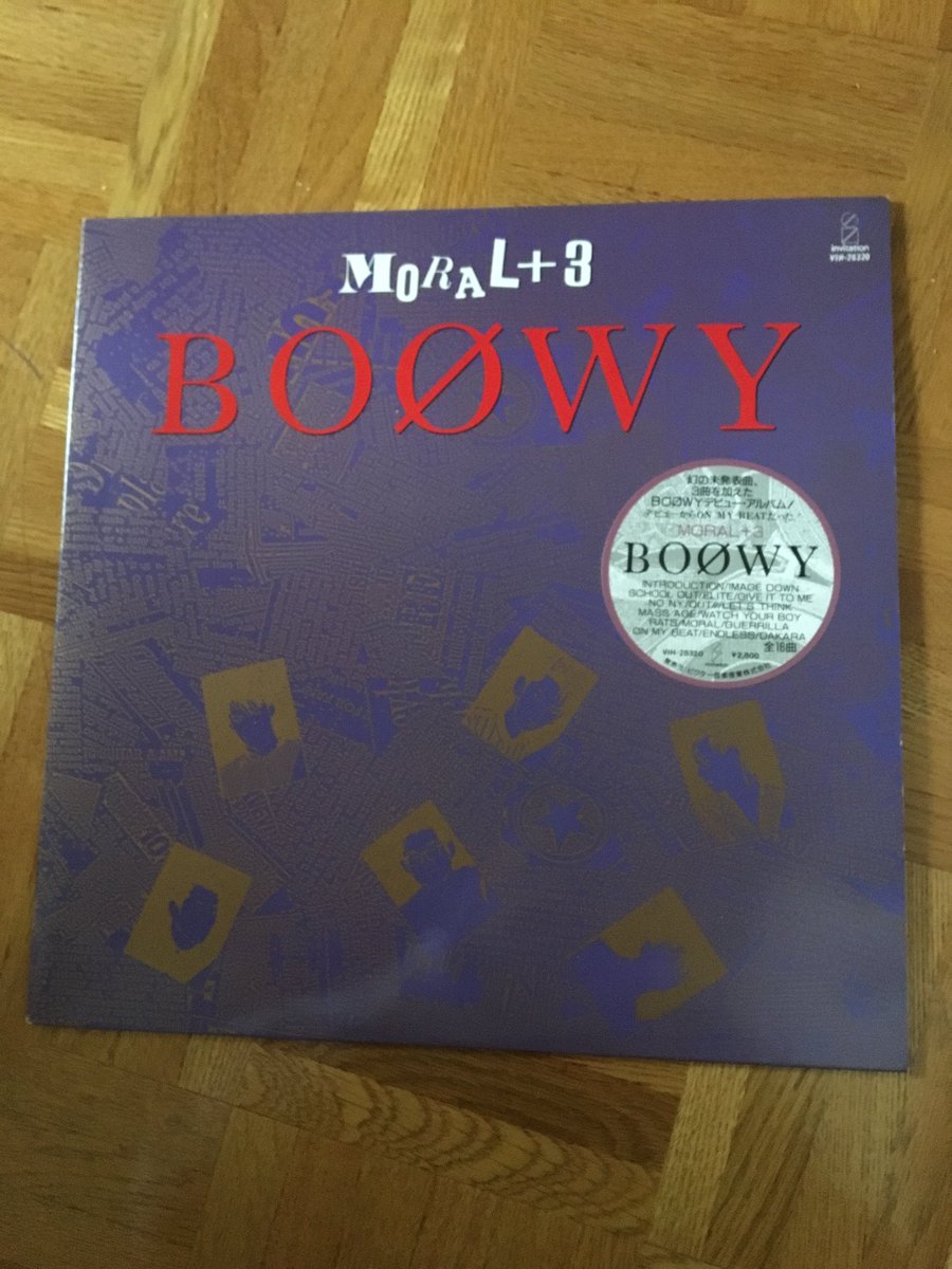 momotanus's tweet photo. BOØWY は、大体レコードで集めているけど…………このパッケージというか、は、珍しいというか、多分今はあまり売っていないかと🤭 多分だけど…………😍✨
#BOØWY
#MORAL3 https://t.co/os2BWSek8E