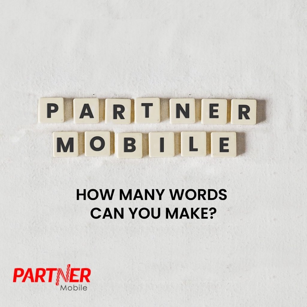 NamNam37357802's tweet photo. .@PartnerMobileNG got you the #partnerGames so how many words can you get from PARTNER MOBILE 🗣🗣🗣
#EricasBrandsDay
ERICA X BRANDS https://t.co/VFnE6NfYRq