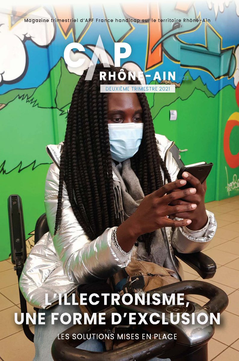 Le dernier numéro de notre magazine trimestriel le CAP Rhône-Ain est disponible ! Découvrez notre dossier central consacré l'illectronisme et sa forme d'exclusion. Pour le télécharger, c'est par ici ➡️apfra.fr/le-cap-rhone-a…