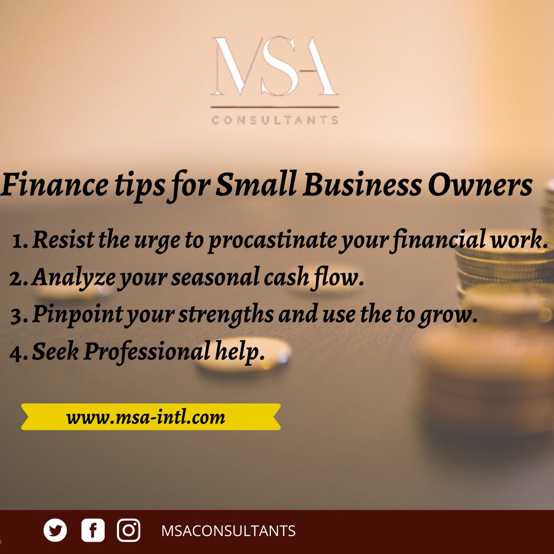 MSA_Consultants's tweet image. Seek Professional help above all! 

To make inquiries concerning out consultancy service or other services we offer, kindly visit our website or send us a dm.

msa-intl.com

#msaconsulting #msa #consulting #accounting #auditing #tax #finances #virtualaccountants
