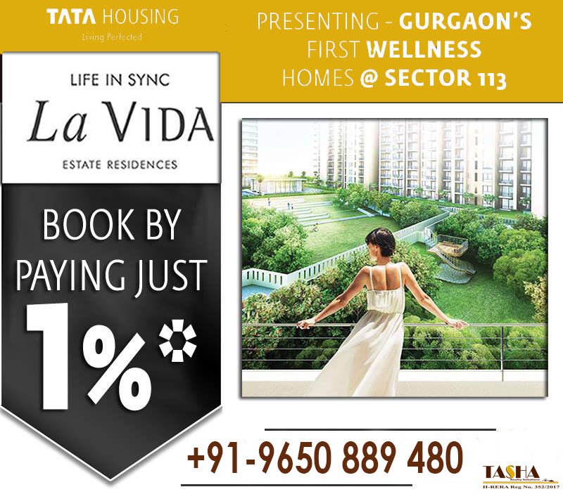 TashaRealty's tweet photo. “TATA La vida” in Sector 113 Gurgaon is full of exquisiteness, stylishness and nature at its best.
For further info call @09650889480
#realestatemarket #tata #tatalavida #luxurylifestyle #luxury #luxurylife #luxuryapartments #DwarkaExpressway #2BHK #3BHK #2bhkflats #3bhkflats https://t.co/8T3emYBcvm