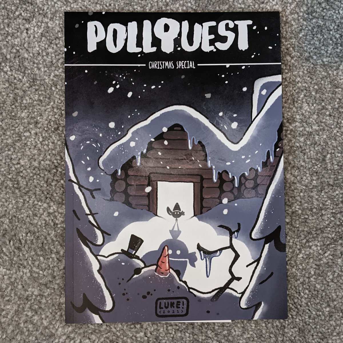 DoodleDemmy's tweet photo. My cool #Pollquest comic from @LukeHyde has arrived! I like it. You should join in for the next one. https://t.co/c2lBBw1YdX