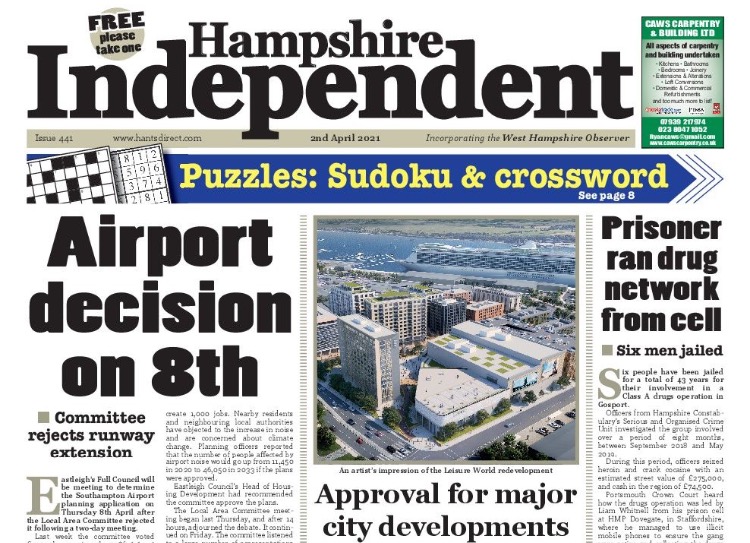 This week's Hampshire Independent is out now
