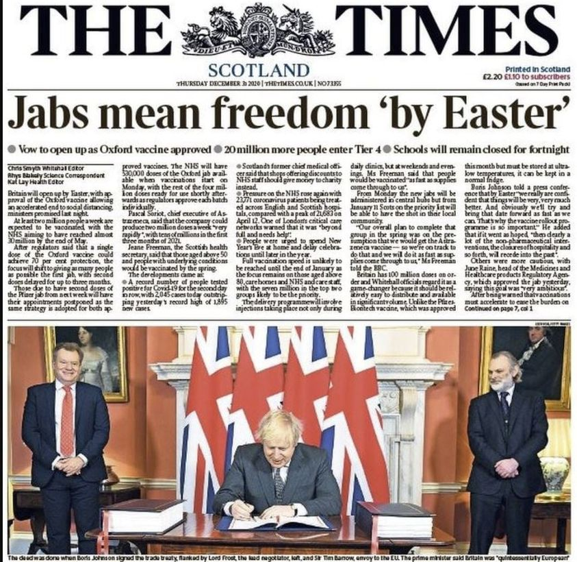UKFreeAlliance's tweet photo. "Freedom by #Easter"?

◘'Non-essential' shops, hairdressers, cinemas, theatres, sports centres all closed.

◘Not allowed to see friends/family indoors.

◘£5000 fine for Attempted Travel Overseas Without Reasonable Excuse.

Still trust the government to give your freedoms back? https://t.co/GyA6pvdqBW