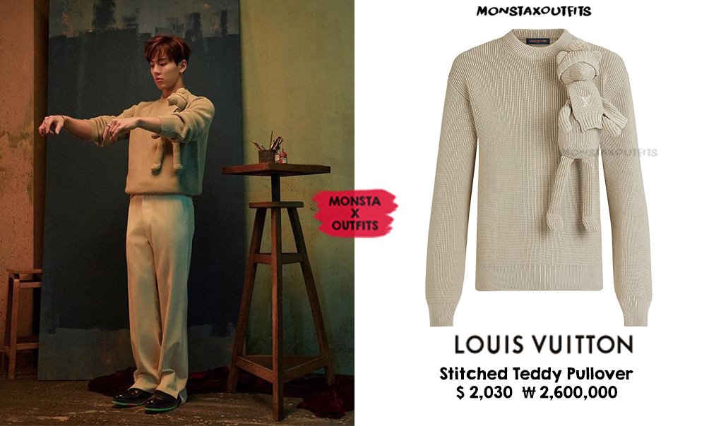 louis vuitton sweater with teddy bear