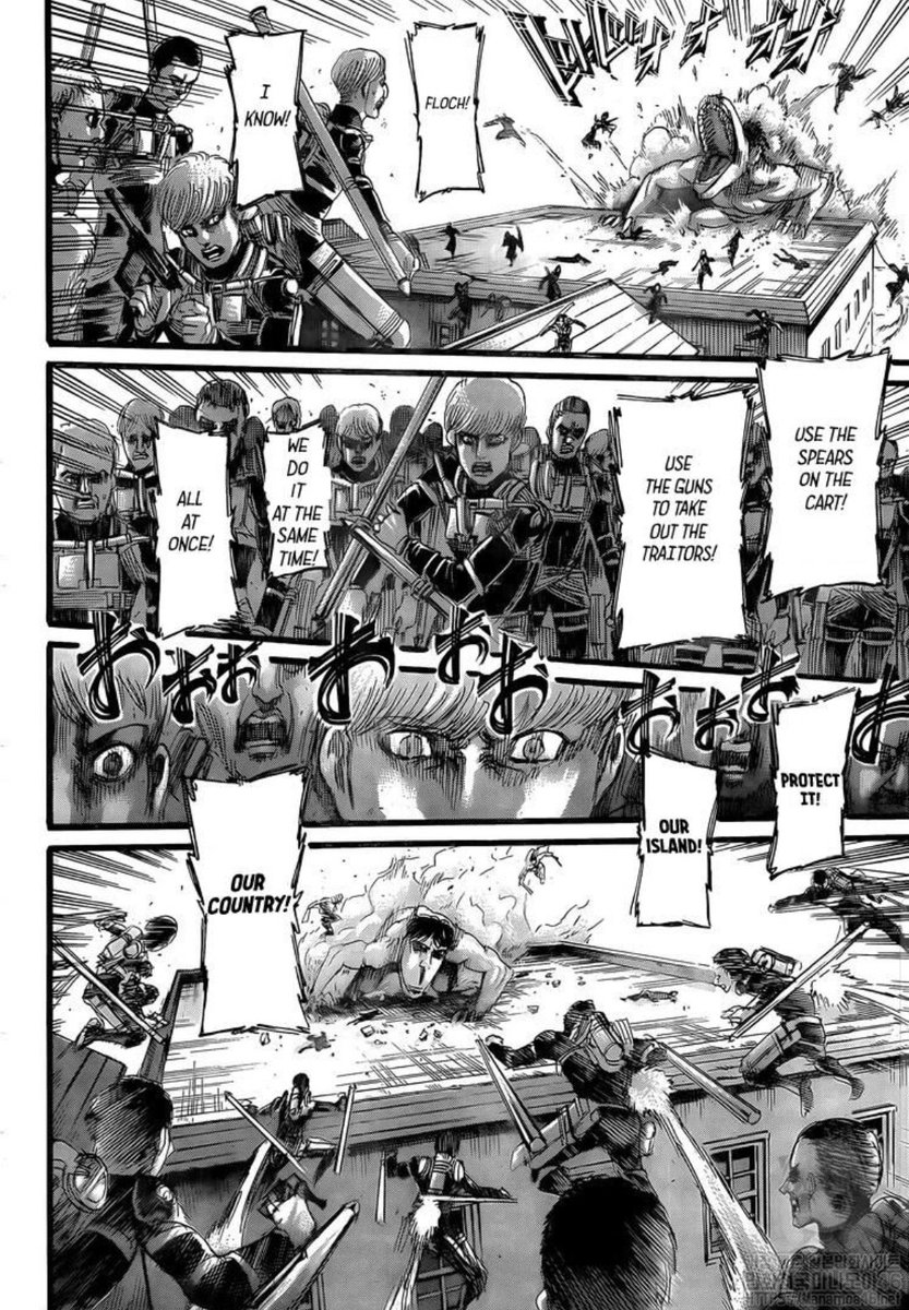 mikajju's tweet photo. #ThankYouHajimeIsayama #AOT129
.
.
.
.
I really didn't like Floch but got to admit it that here he showed such a good leadership for the yeagerists and lead them really well until the end, he really came such a long way I kinda like his character development https://t.co/W4j7wAgRKX