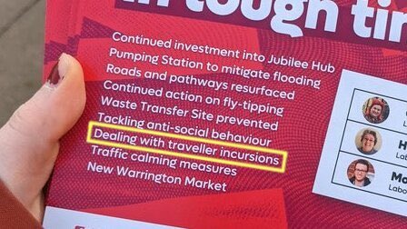 JamesEFoster's tweet photo. Replace “traveller” with a another and the reaction, condemnation &amp; uproar would be something quite different from the establishment &amp; people in positions of seniority &amp; privilege. 

The @UKLabour party is seriously unwell. Sad &amp; shocking what it’s becomes under @Keir_Starmer. https://t.co/ngKG1GReL0