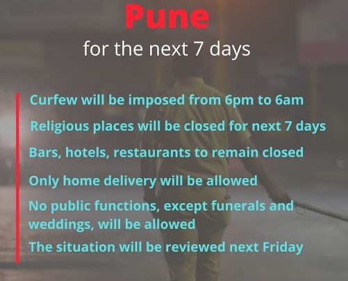 moodiesiddy's tweet photo. #Pune for next 7 days.. then more 7.. then 14.. then a month! #Lockdown is coming! Welcome back 2020

#PuneFightsCorona #punelockdown #PuneNews @Dev_Fadnavis @Devendra_Office @OfficeofUT @SidShirole @aparanjape @jhajiten @juniorhanda @monty_chadha @prakash_pol @Khandelw13Sagar https://t.co/arFhgu9Q91