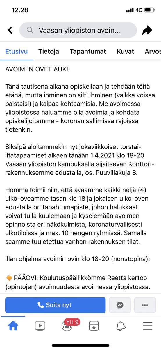 aleksisandroos's tweet photo. Korona on pitänyt opiskelijat pois kampuksilta vuoden, turhautuminen ja mielenterveys huolettaa. Samaan aikaan @univaasa avoin @openunivaasa aprillipilana kertoo että nyt tarjolla tukipalveluja kampuksella. APRILLIPILANA? kertoo kyllä opiskelijoiden kärsimyksen tietämättömyydestä https://t.co/CgKJTlBF7u