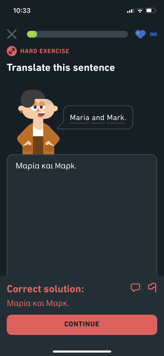 NatashaButler74's tweet photo. @duolingo hey, I purchased the plus account yesterday. However I cannot move on a level as this is permanently showing as incorrect. Please can someone message me? About to give up! Many thanks. https://t.co/jiBUqMxkri