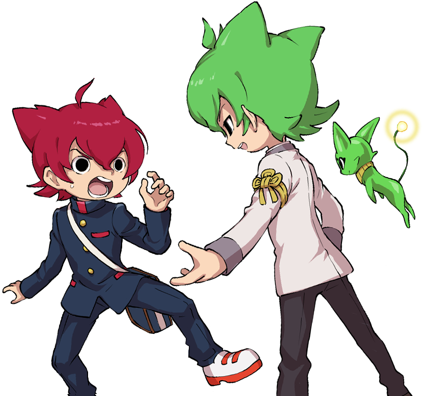 日野晃博さんのツイート ライムとジンペイのイラストも 妖怪学園y Y学園は永遠に不滅です