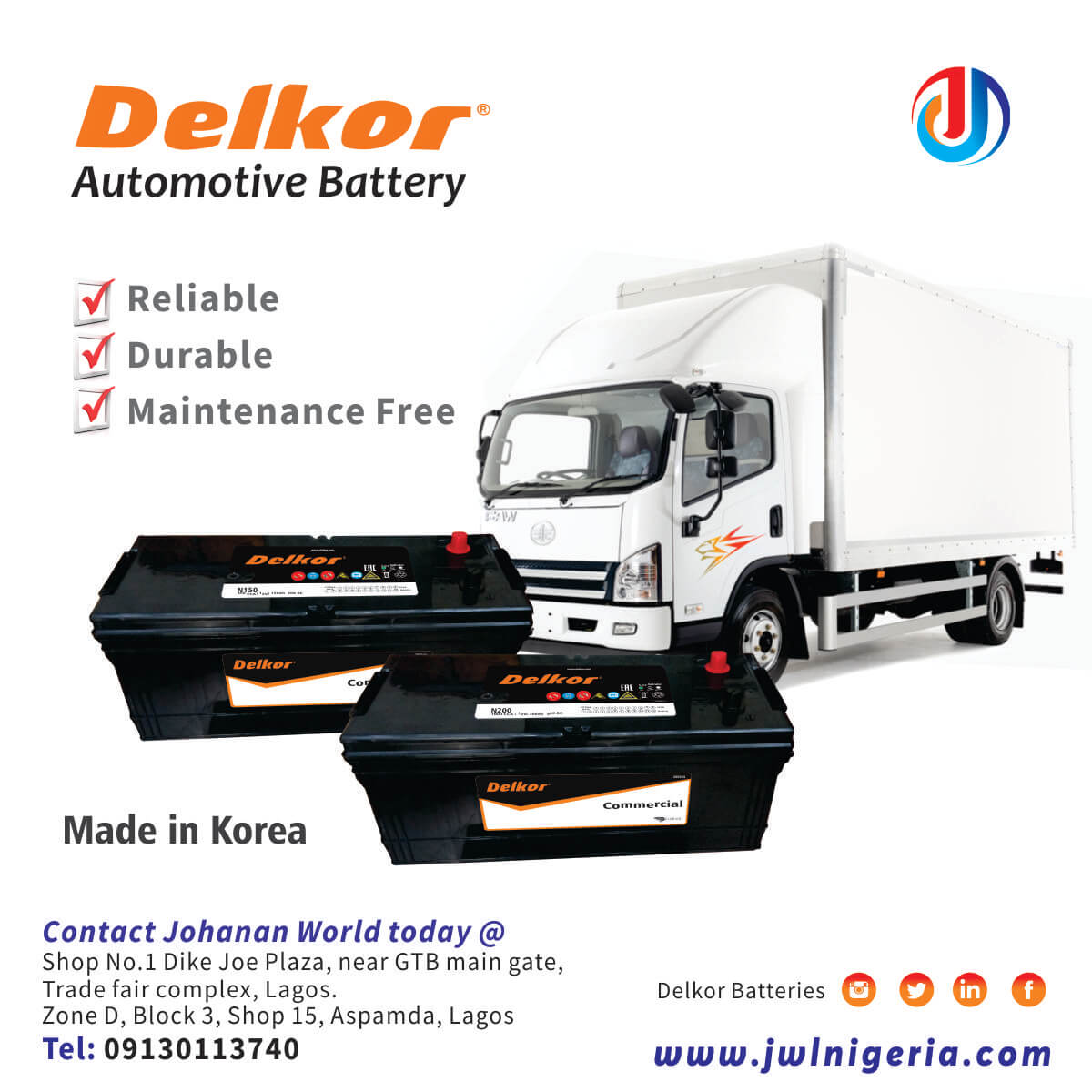 DelkorB's tweet photo. Contact Johanan World today on 09130113740 or visit us at Shop no 1, Dike Joe Plaza near GTB Main gate Aspamda, Trade fair complex, Lagos State 

OR

 Zone D, Block 3, Shop 15, Aspamda, Lagos State. https://t.co/eaiwNJPSZn