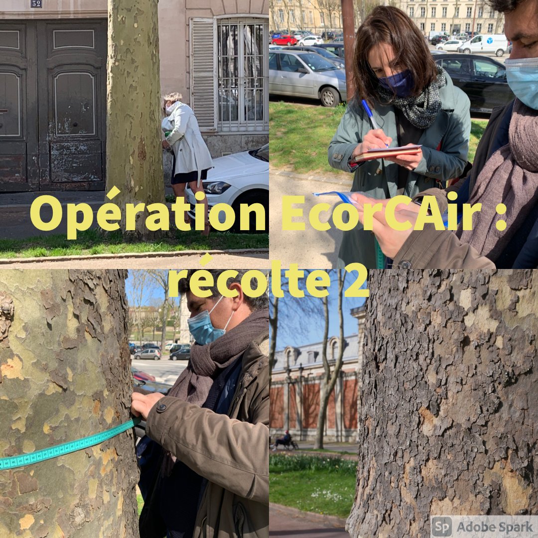 Poursuite de #EcorcAir : mesurer la #pollution de l’air aux particules fines, avenue de Paris à <a href="/Versailles/">Versailles</a>  
Avec <a href="/PartiCitaE/">PartiCitaE</a>, échantillons analysés par @IPGP Pour participer, c'est par ici : particitae.upmc.fr/fr/ecorcair.ht…