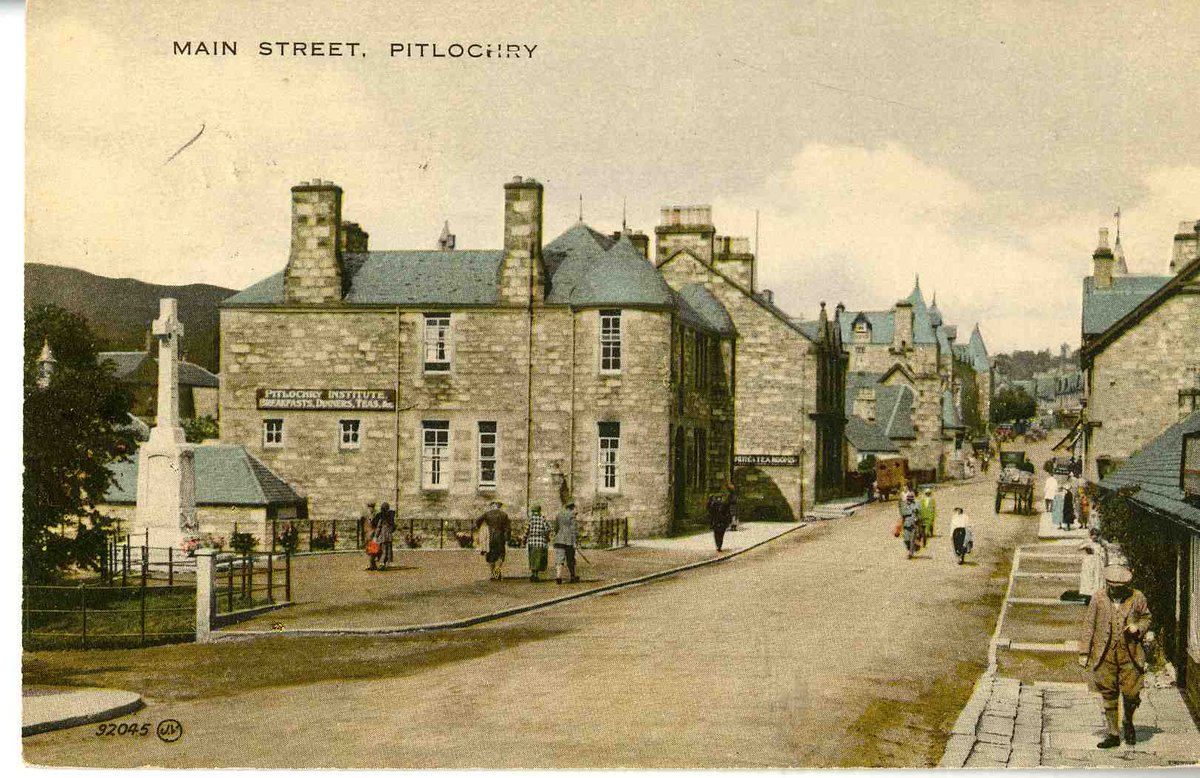 CPKArchives's tweet photo. Another fab postcard from the Local & Family History collection at the #AKBellLibrary. This view is of Main Street, #Pitlochry from circa 1924.
#ExploreYourArchive https://t.co/CXq4OHq6rl