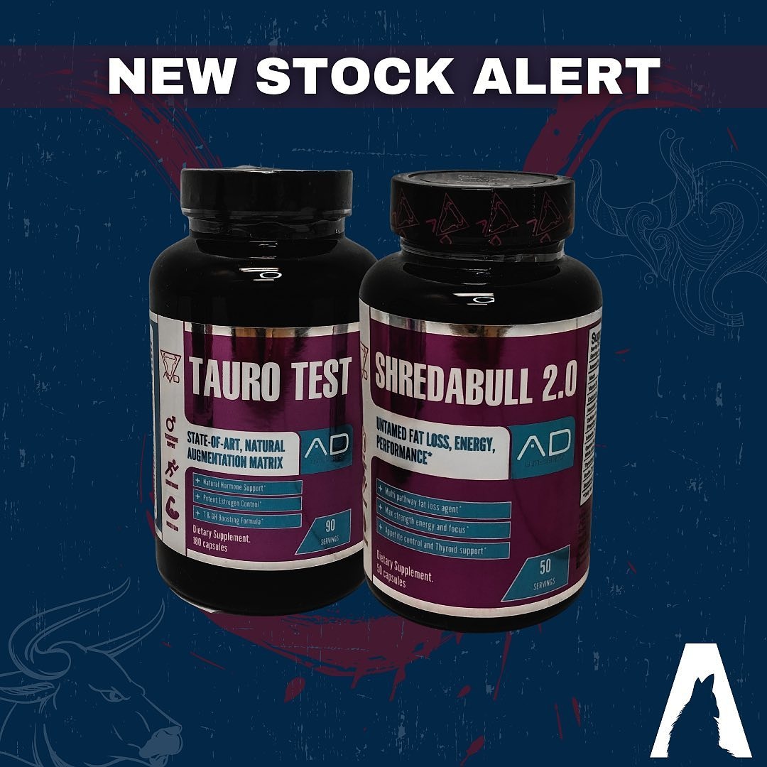 Now in stock at  <a href="/alpha_fam/">alpha nutrition</a> You asked for it, now it’s here! Shredabull and Tauro Test from @projectadofficial are now on the shelves in store! 

#LeadThePack #AlphaNutrition #Alpha #ShopLocal #Shop #ProjectAD #TauroTest #TestBooster #Shredabull #FatBurner #Cullman
