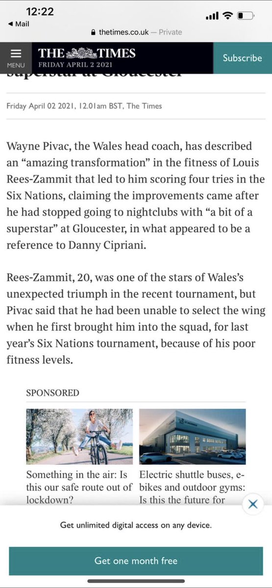 Danny Cipriani tweet media