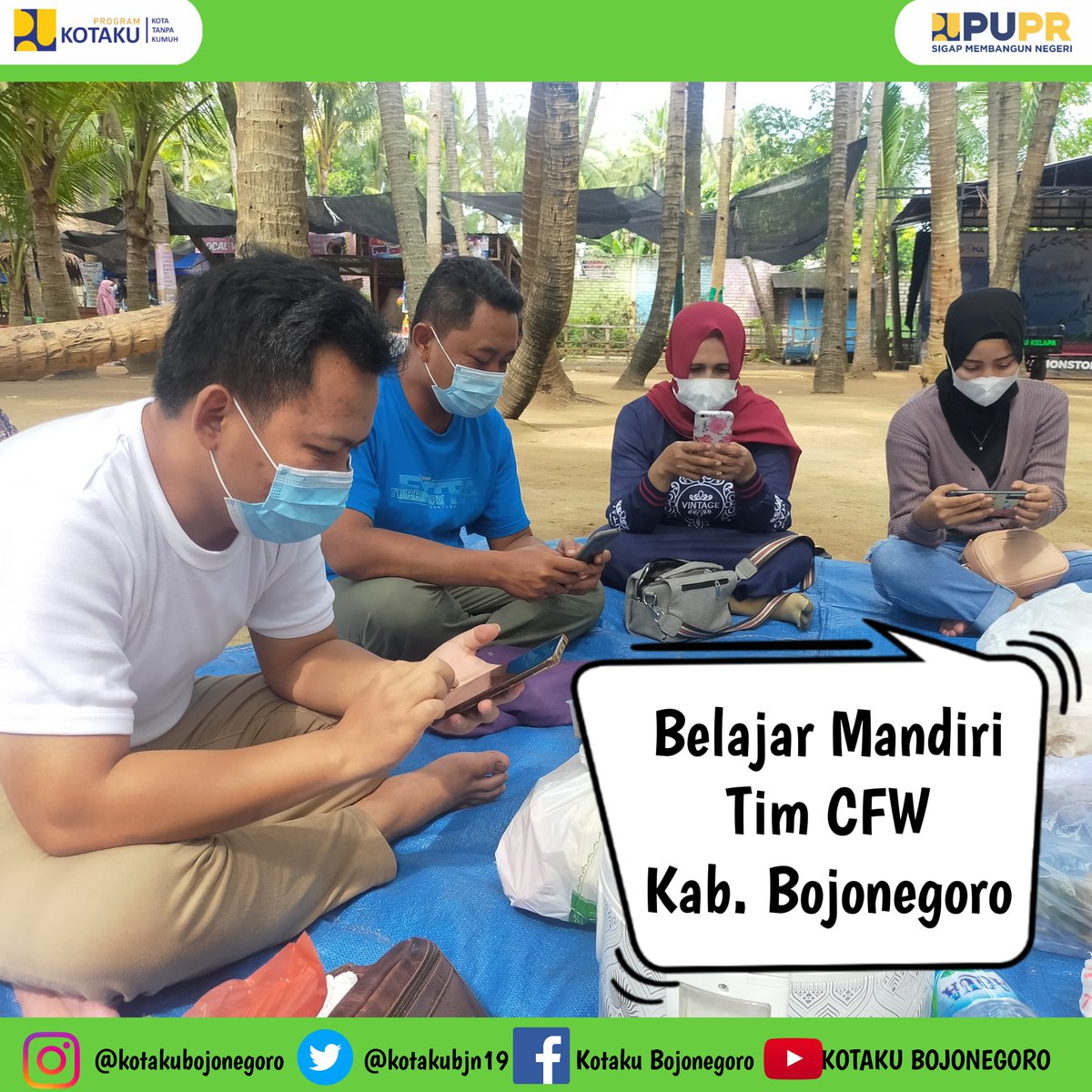 kotakubjn19's tweet photo. (Foto 1) Pelatihan Asman dan Fasilitator lokasi CFW Kab, Bojonegoro
(Foto 2) Belajar Mandiri tim lokasi CFW Kab. Bojonegoro https://t.co/8IyvYgfuZV
