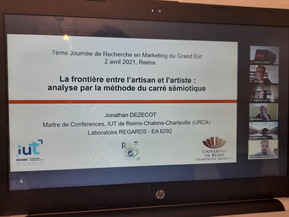 ChGonzalez3566's tweet photo. [Axe Consommation Processus de choix et Société] Présentation de @DezecotJonathan ancien doctorant de Nathalie Fleck @LeMansUniv,  mcf @laboRegards @universitereims lors des JRMGE  

@alcor_institute @dominiqueroux1 https://t.co/v4WdoZj7VF