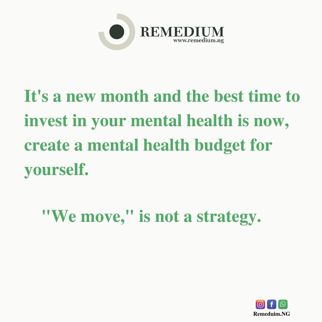 What are your plans for mental health in April?😊

"We move is not a strategy."

Retweet to reach your friends today.

#mentalhealth
#newmonth
#strategy