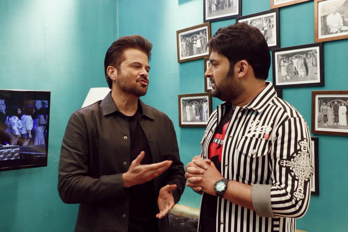 AnilKapoor's tweet photo. Happy Birthday, @KapilSharmaK9 ! Here’s to another year of me letting you pull my leg and then pretending to be angry about it! 😂 Lots of love! https://t.co/28teI2ECST