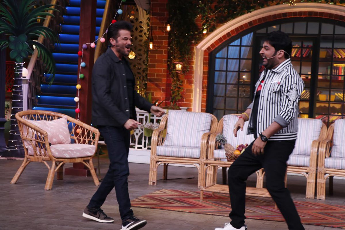 AnilKapoor's tweet photo. Happy Birthday, @KapilSharmaK9 ! Here’s to another year of me letting you pull my leg and then pretending to be angry about it! 😂 Lots of love! https://t.co/28teI2ECST