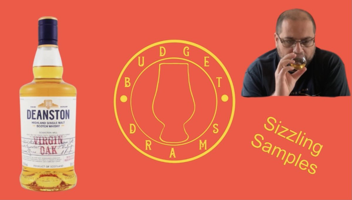 BudgetDrams's tweet photo. We have another Sizzling Sample reviews today. This review is in the Deanston - Virgin Oak. Check it out below. #budgetdrams #sizzlingsamples #likeandsubscribe #hitthebell #whisky #whiskyreviews #whiskytube 

https://t.co/zTB5WC64r7 https://t.co/3wgeANmaHf