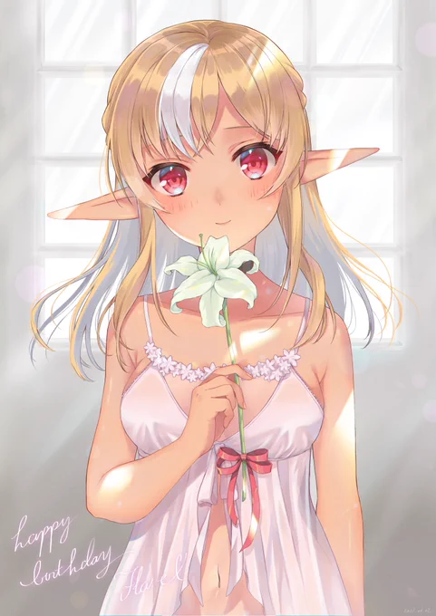 フレちゃんお誕生日おめでとう!!!🥳🎉
 #不知火フレア生誕祭 #しらぬえ  #ホロライブ 