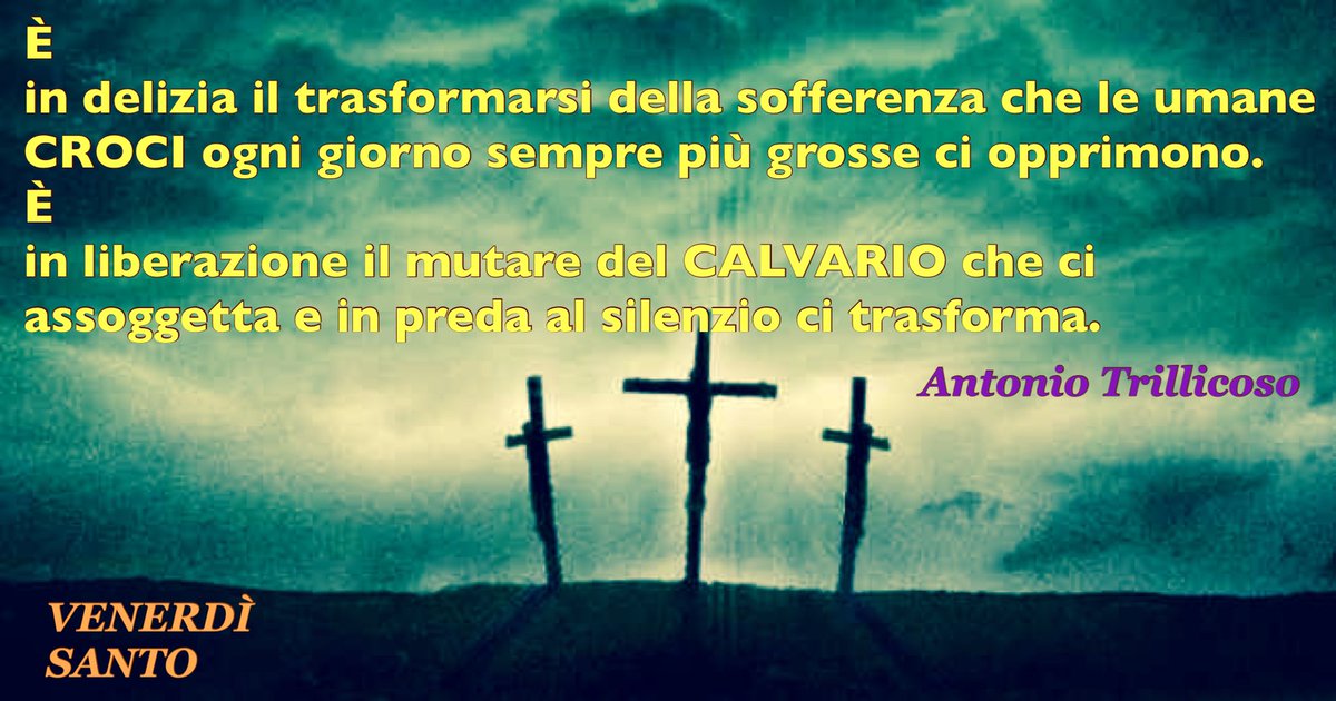 antonTrillicoso's tweet photo. #venerdisanto #settimanasanta #croce #calvario #gesu #crocifissione #antoniotrillicoso #2aprile #giovedì #scriptisday @antonTrillicoso @UnTemaAlGiorno @Vale22046 @GiovanniLetti16 @donTonio66 @Pontifex_it @boker_or @CasaLettori @enzobianchi7 @tizynm https://t.co/Ba8zCnKSCc