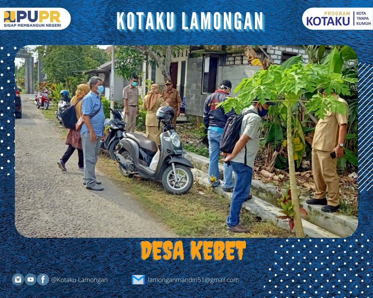 osp3jatim's tweet photo. kabupaten Lamongan Melaksanakan Kegiatan Monev Pemda kabupaten Lamongan terkait Cash For Work CFW tahun 2021 di Desa Kebet Kecamatan lamongan kabupaten Lamongan....

Tetap Semangat KOTAKU LAMONGAN.... 🙋‍♂️🙋‍♀️ https://t.co/NLnxtgQJ8C