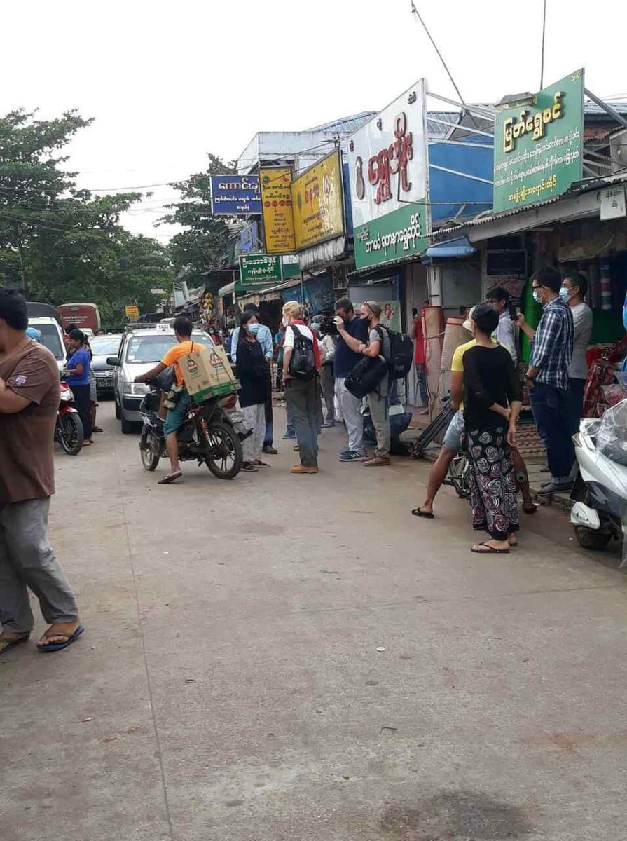 Two girls who talked with CNN journalist were taken by plain-clothed polices after CNN crew left. 

#WhatsHappeningInMyanmar