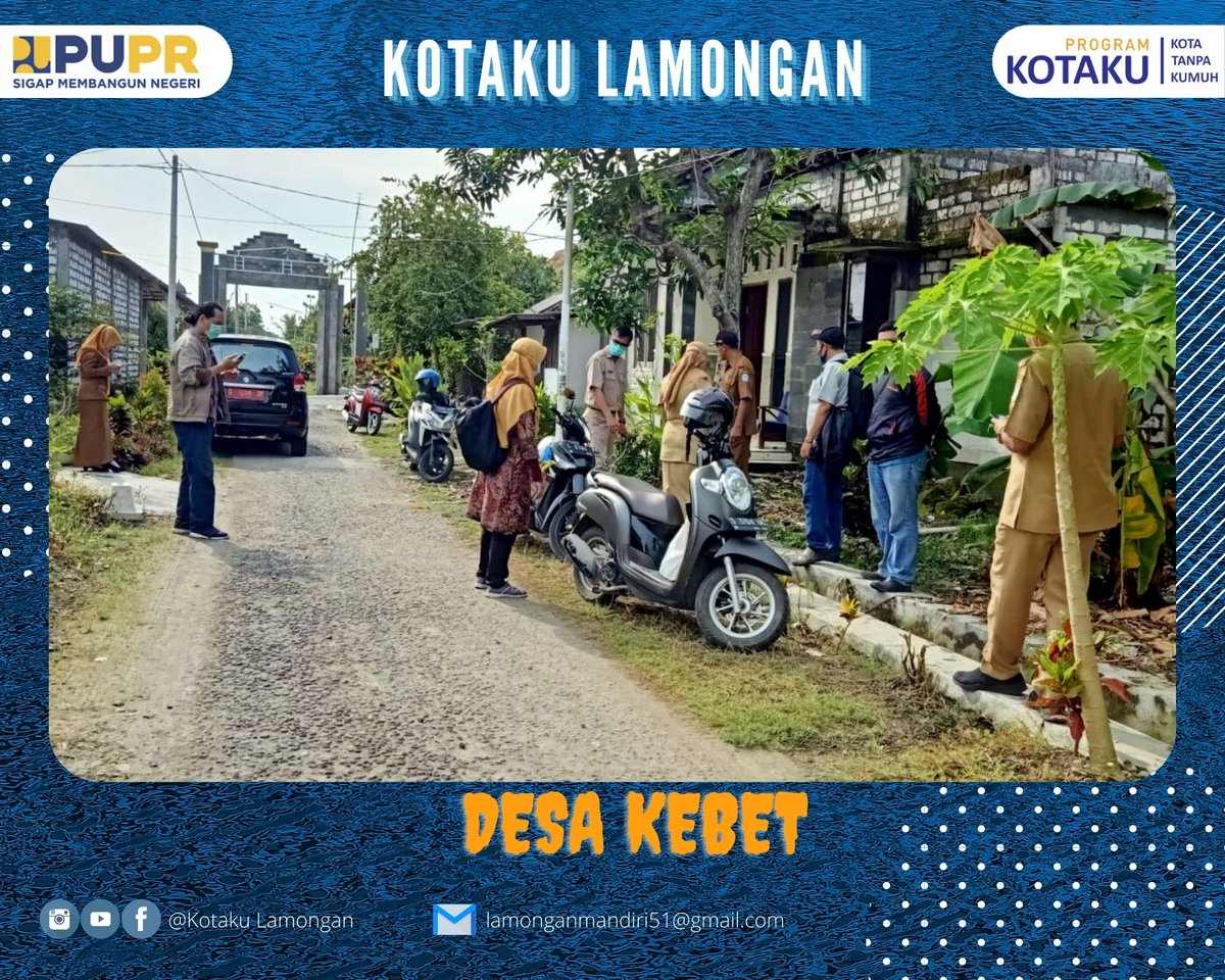 osp3jatim's tweet photo. kabupaten Lamongan Melaksanakan Kegiatan Monev Pemda kabupaten Lamongan terkait Cash For Work CFW tahun 2021 di Desa Kebet Kecamatan lamongan kabupaten Lamongan....

Tetap Semangat KOTAKU LAMONGAN.... 🙋‍♂️🙋‍♀️ https://t.co/NLnxtgQJ8C