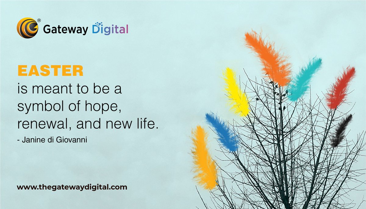 GTWDigital's tweet image. Happy Easter!

#GatewayDigital #easter #easter2021 #GoodFriday #GoodFriday2021 #EasterWeekend